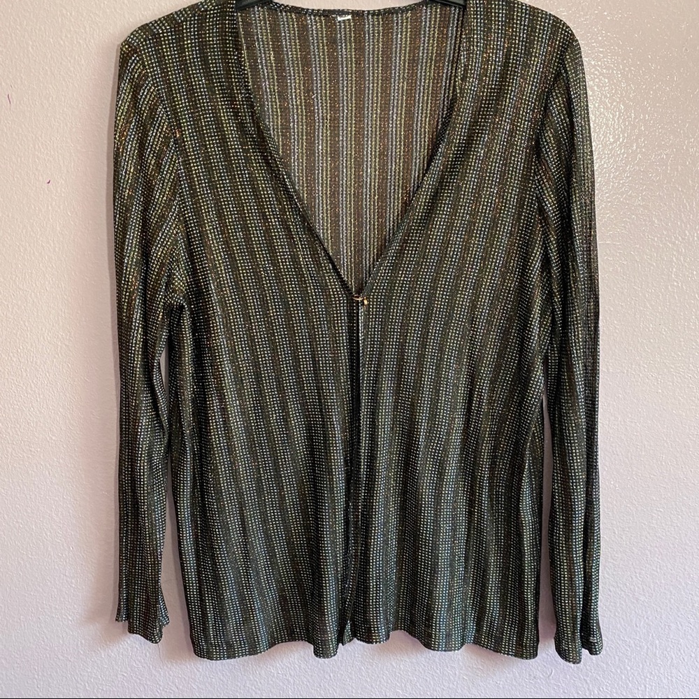 Vintage shimmer cardigan
